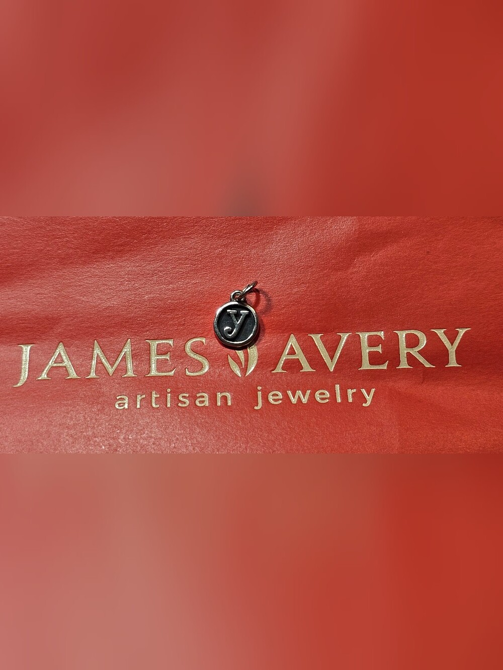 James Avery Sterling Type Initial Charm